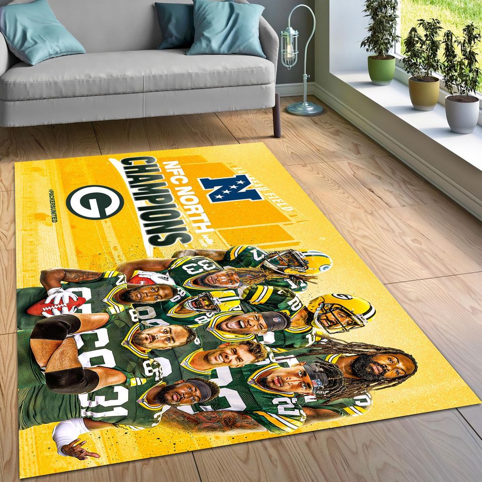 Green Bay Packers football Rug