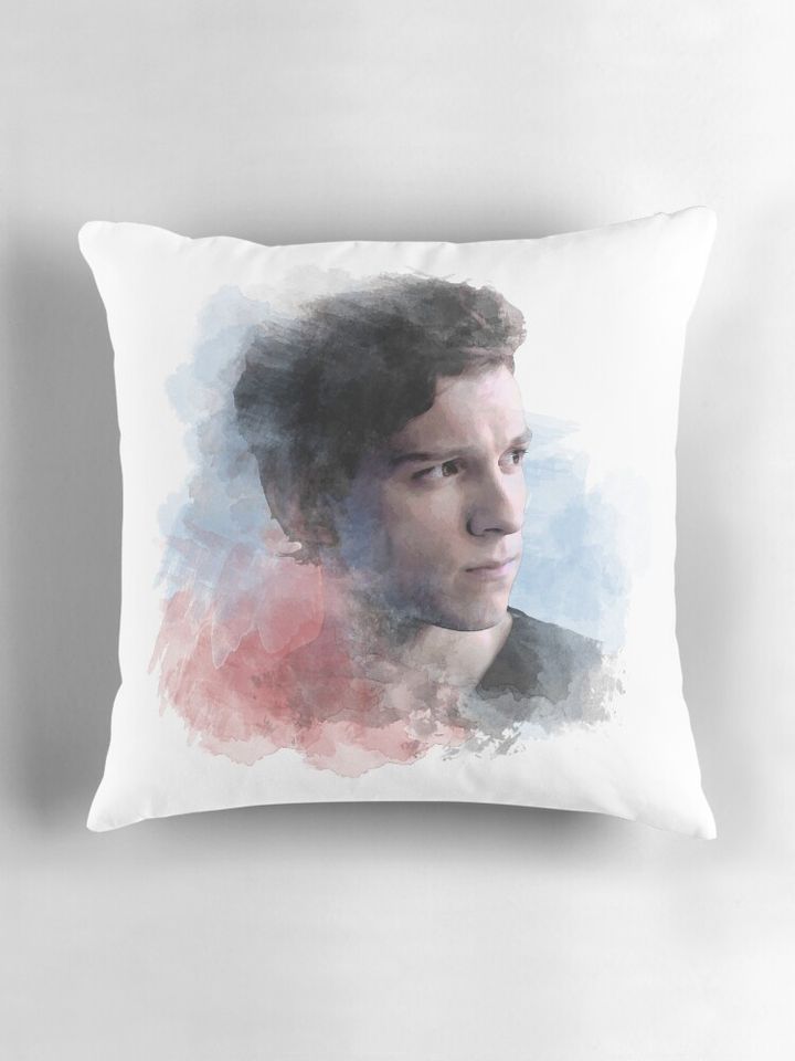 Watercolor Tom Pillow