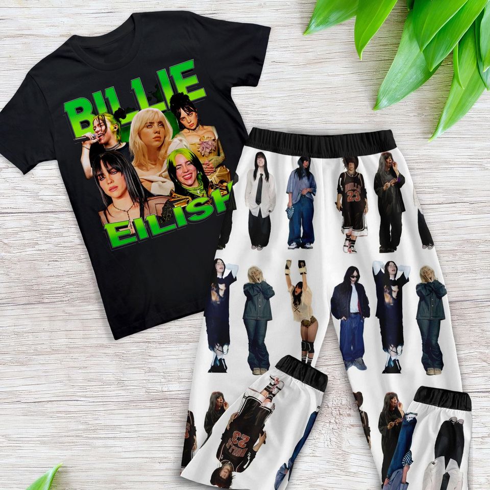 Inspired Billie Eilish Pajama Set  Soft & Stylish Nightwear