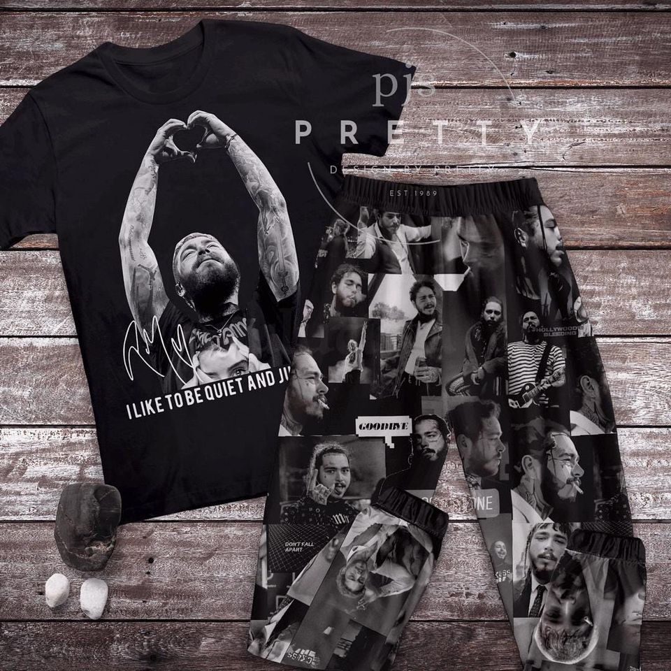Post Malone Pajama Set - Music Artist Family PJs