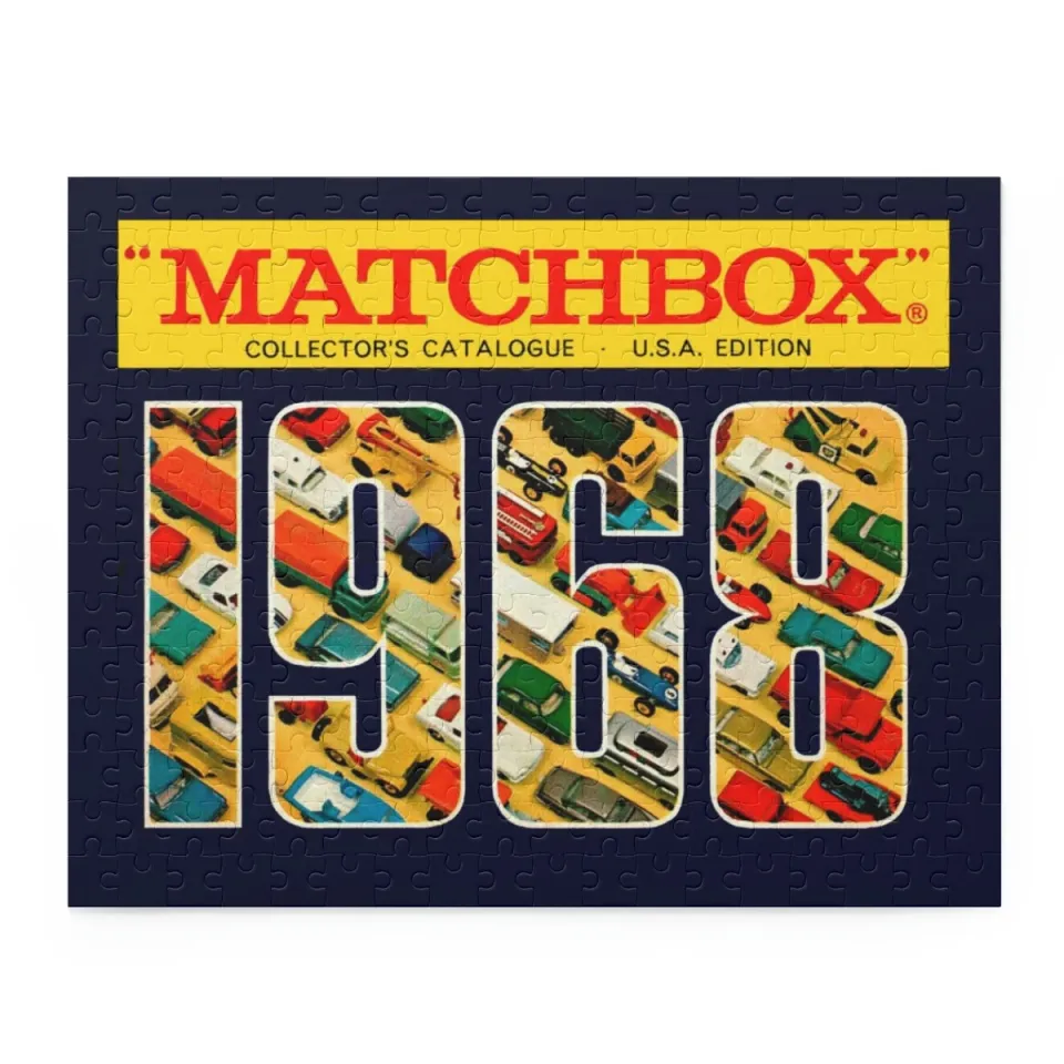 Matchbox 1968 Catalogue Design Jigsaw Puzzle