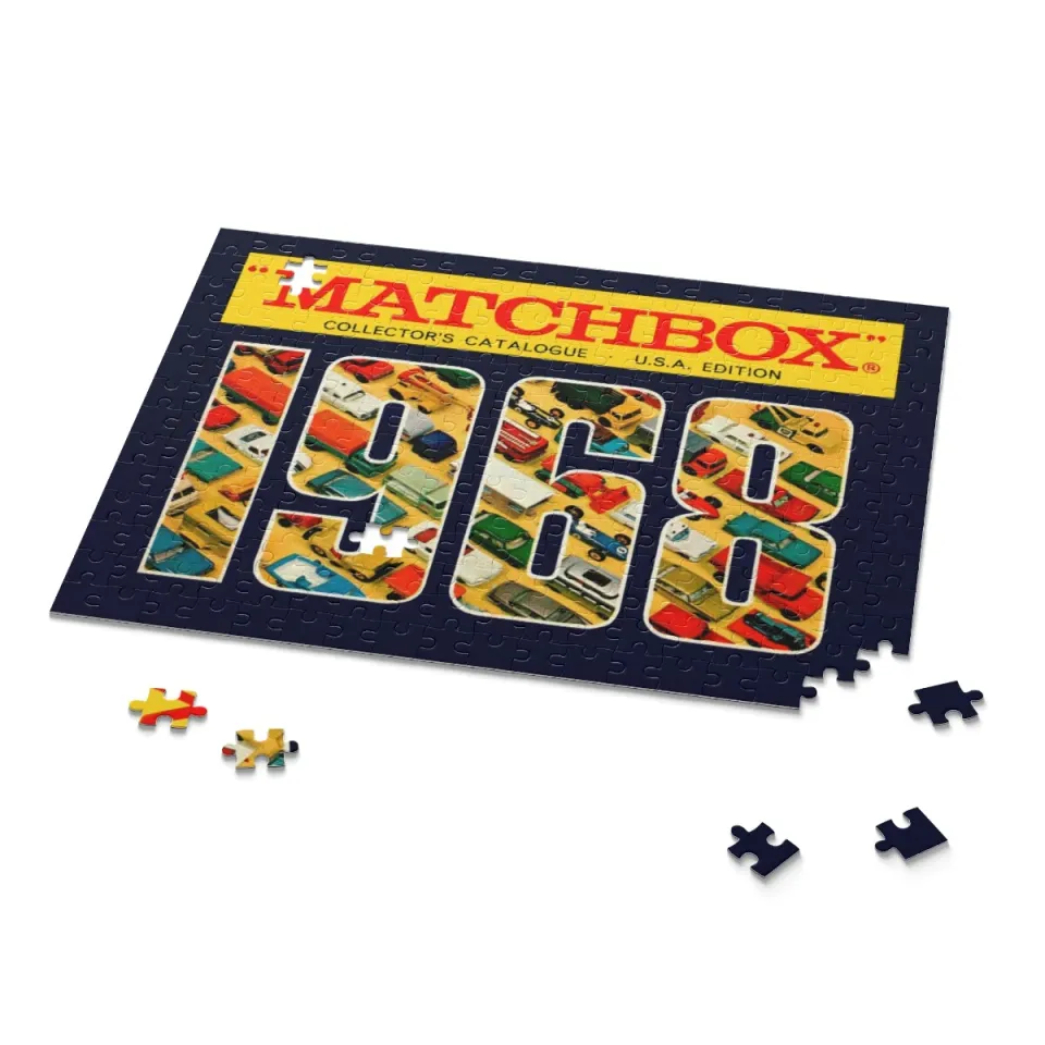 Matchbox 1968 Catalogue Design Jigsaw Puzzle