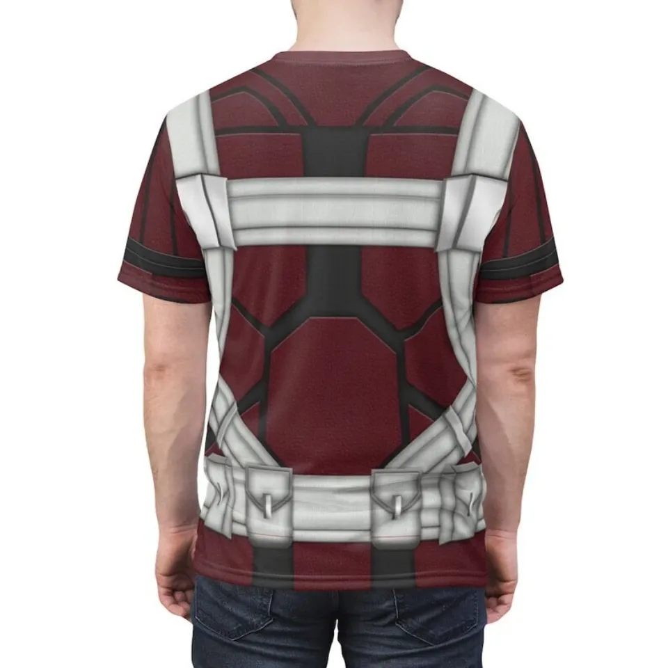 Black Widow Red Guardian Cosplay Costume Superhero Tshirt 3D