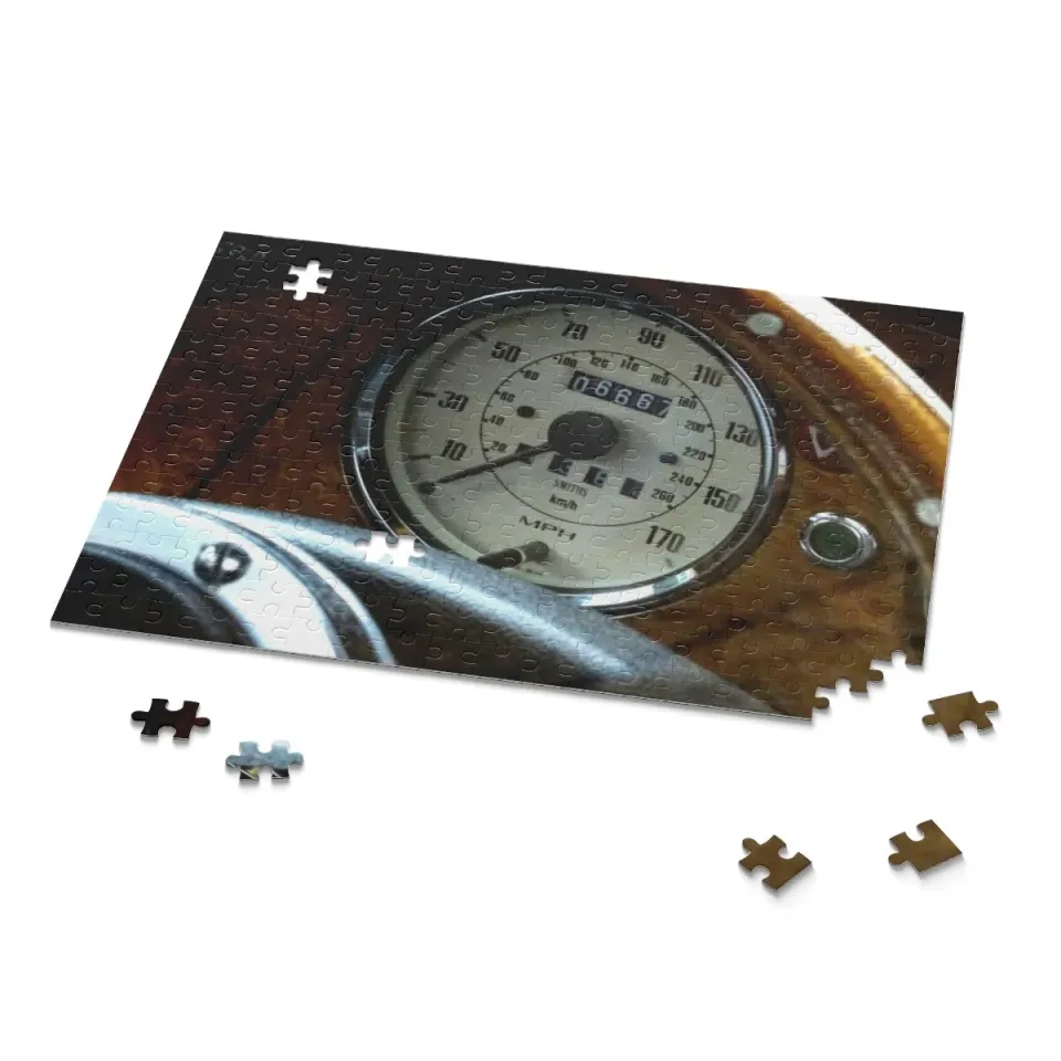 Triumph Spitfire Speedometer Design Jigsaw Puzzle