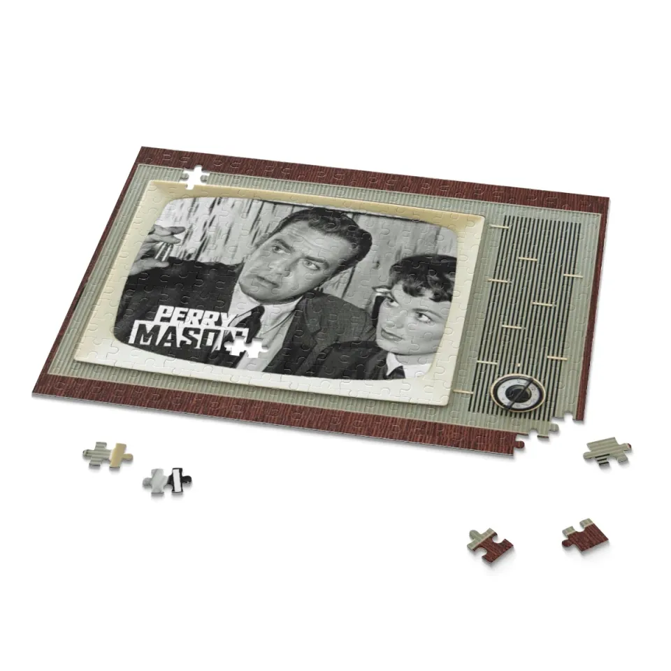 Perry Mason Retro TV Show Jigsaw Puzzle