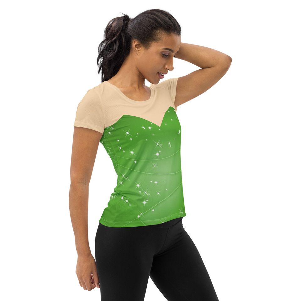 Tinker Bell Inspired Women's Athletic T-shirt