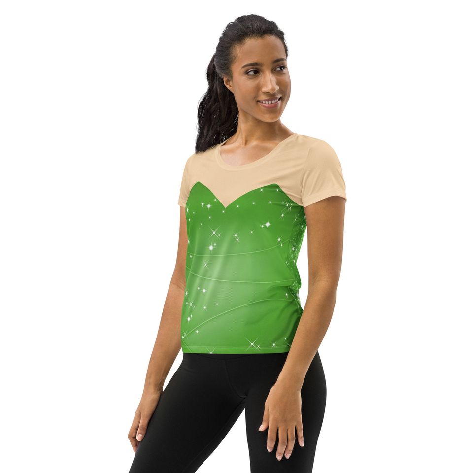 Tinker Bell Inspired Women's Athletic T-shirt