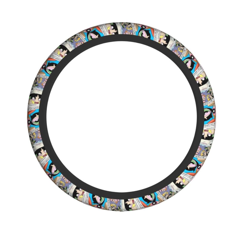 The Powerpuffs Girls Car Steering Wheel Cover