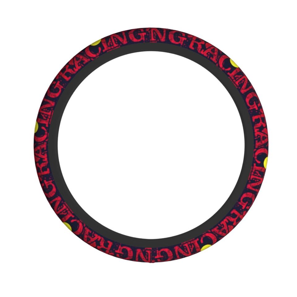 Red Bulls Car Steering Wheel Cover