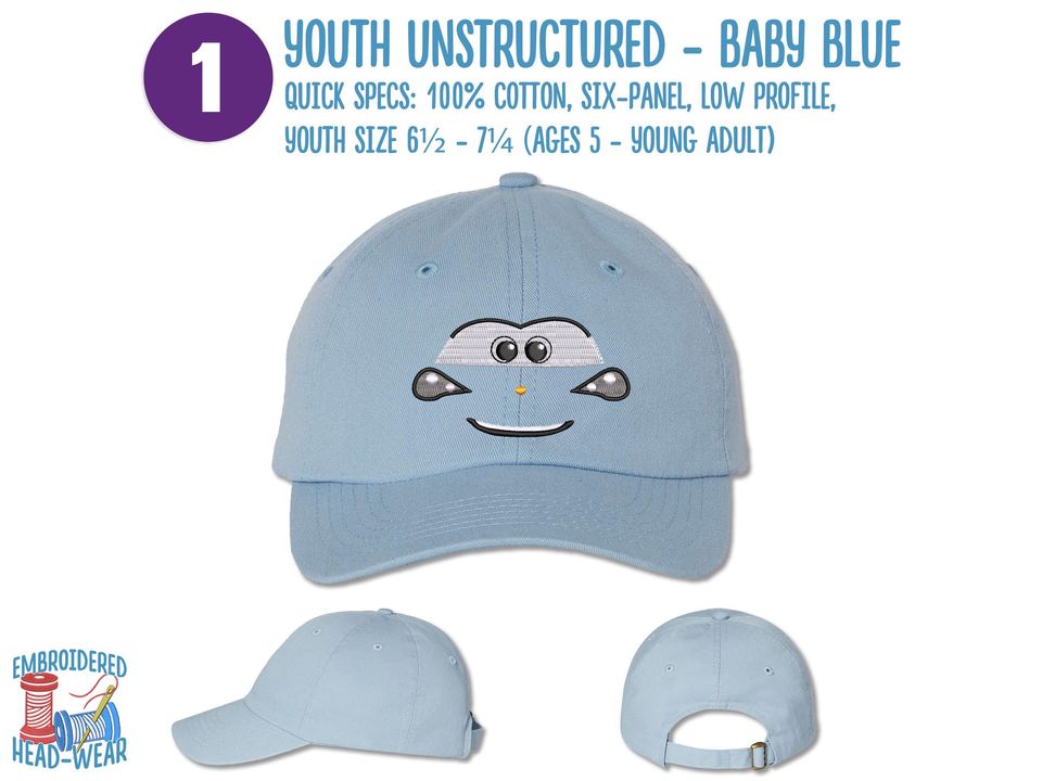 Sally Carrera Face Embroidered Cap