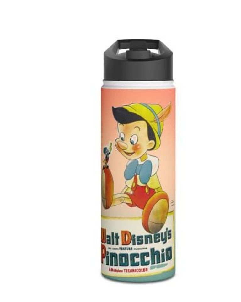 pinocchio Stainless Steel Water Bottles Standard Lid