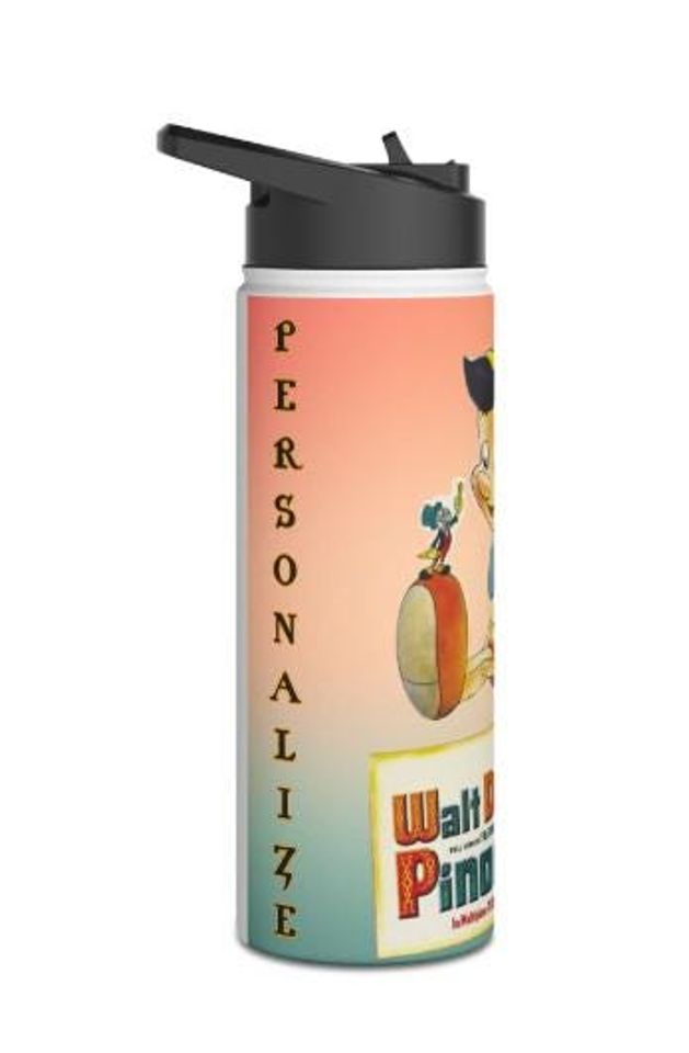 pinocchio Stainless Steel Water Bottles Standard Lid