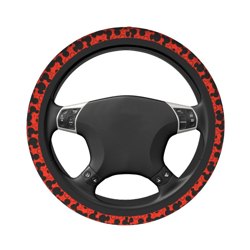 Disney Mickey Mouse Minnie Car Steering Wheel Cover