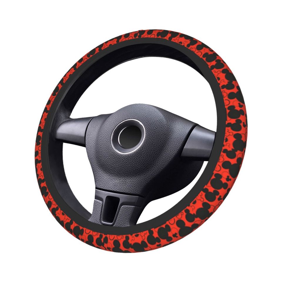 Disney Mickey Mouse Minnie Car Steering Wheel Cover
