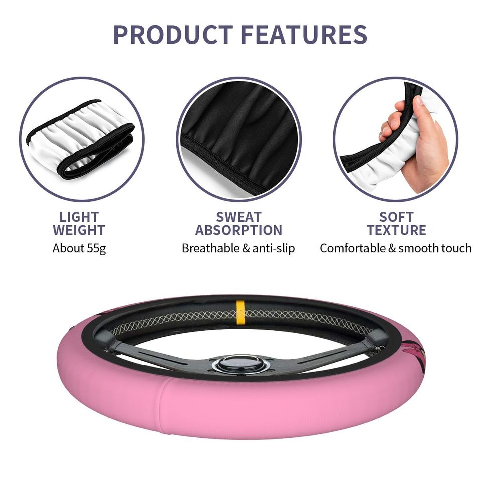 Mickey Mouse Lovely Cartoon Car Steering Wheel Cover