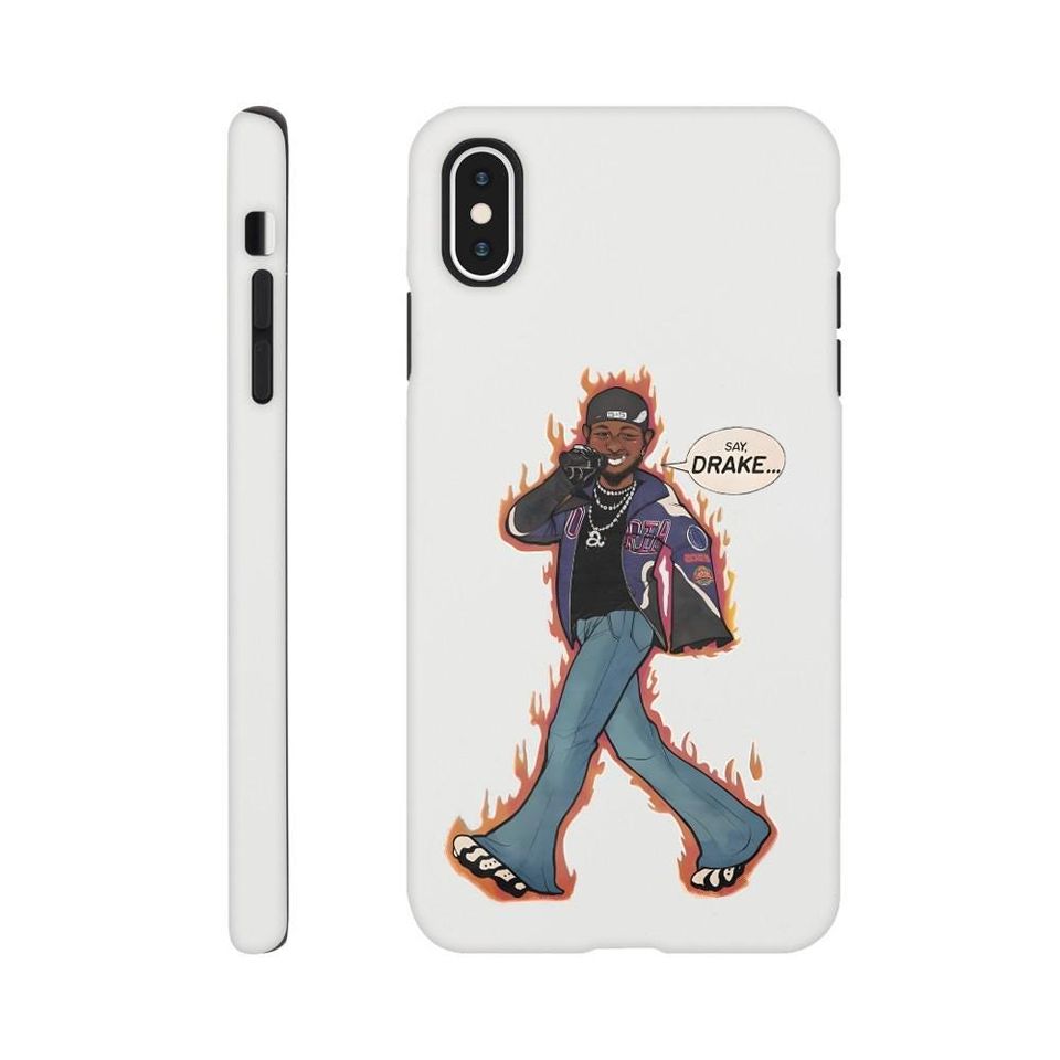 Kendrick Lamar 'Say Drake' Comic Print iPhone Case