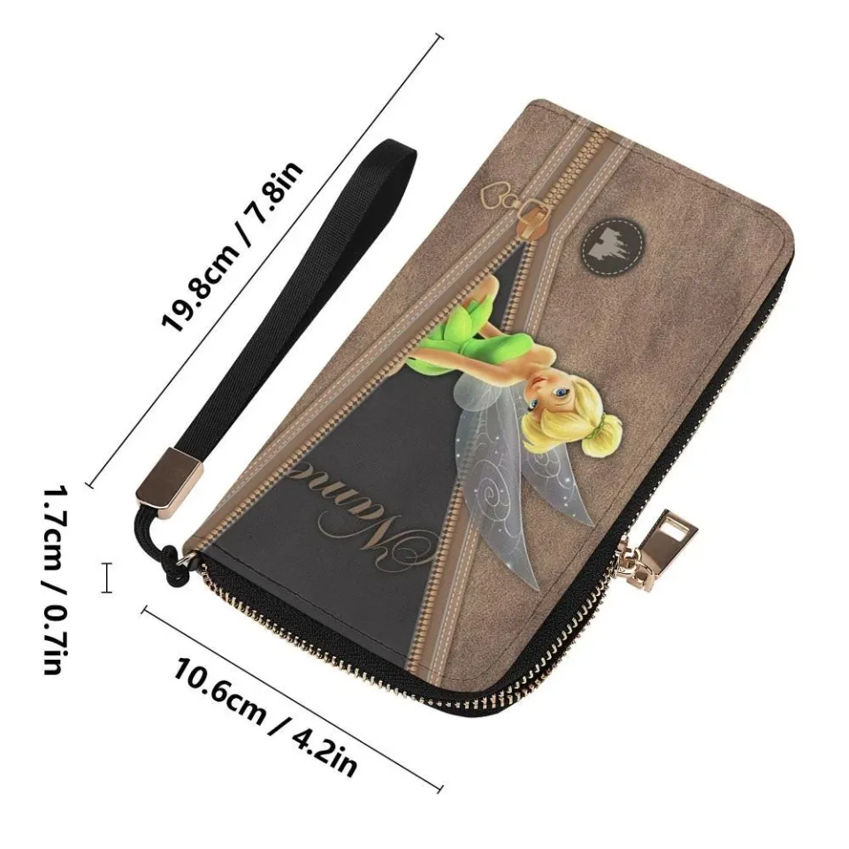Tinkerbell Cartoon Women Leather Handbag