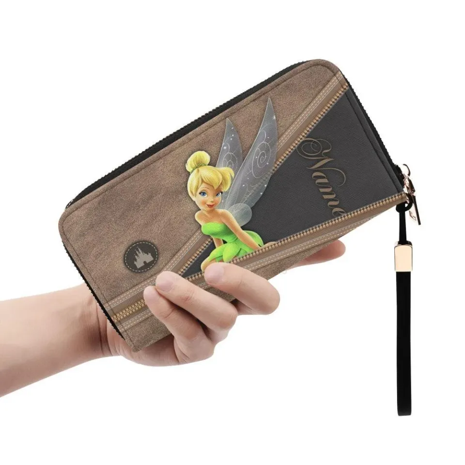 Tinkerbell Cartoon Women Leather Handbag