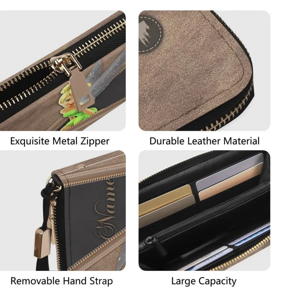 Tinkerbell Cartoon Women Leather Handbag