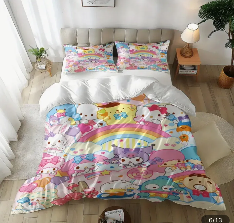 Hello Kitty And Friends Bedding Set