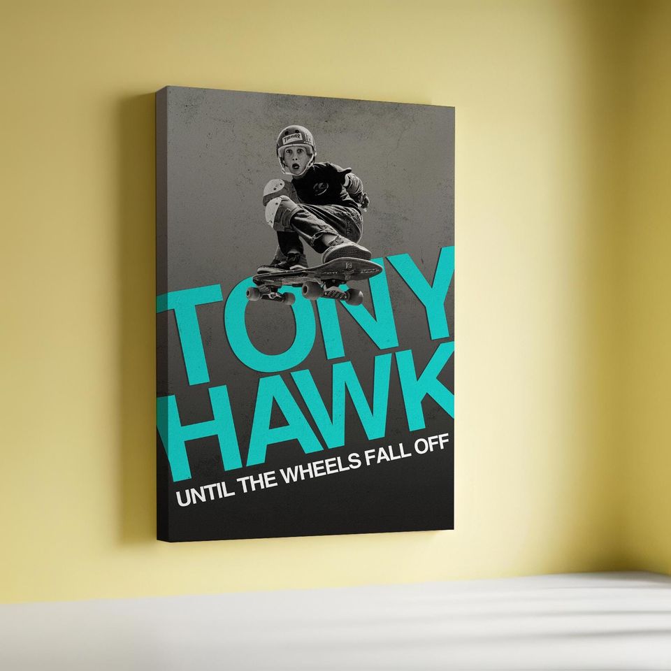 Tony Hawk Until the Wheels Fall Off (2022) Movie Posters, Wrapped Poster, Wall Art, Room Decoration, Retro Aesthetics