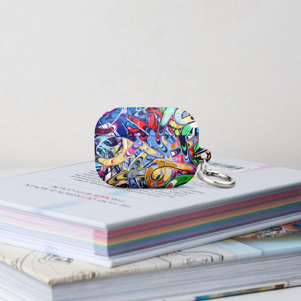 Stylish Street Art Abstract Graffiti AirPods Case