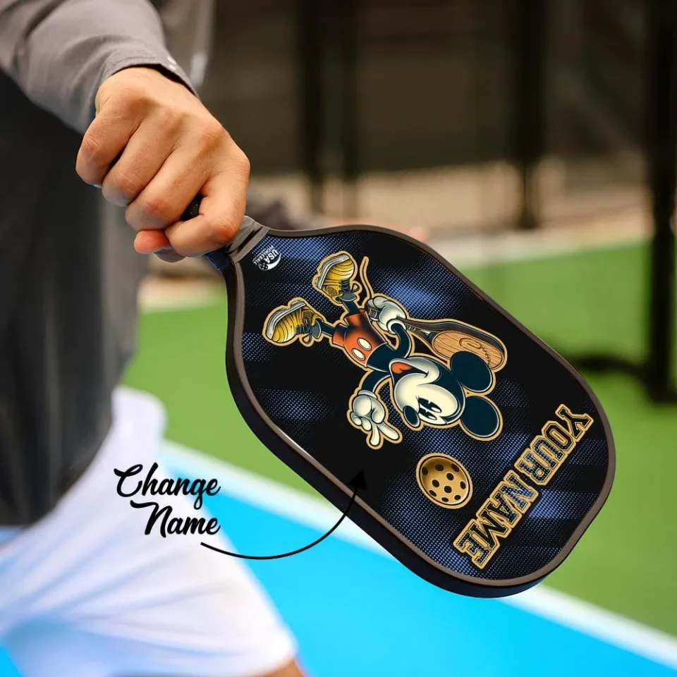 Personalized Mickey Pickleball Paddle, Disney Pickleball, Pickleball Gift for