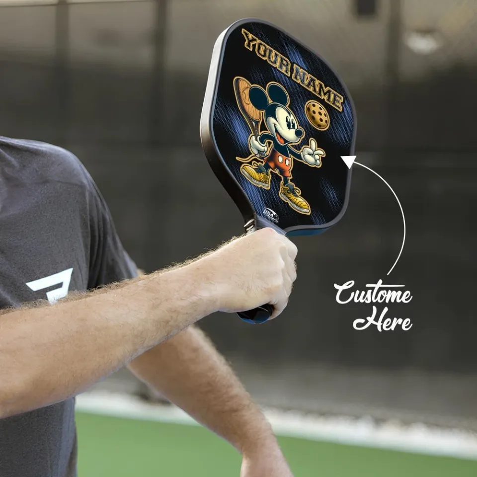 Personalized Mickey Pickleball Paddle, Disney Pickleball, Pickleball Gift for