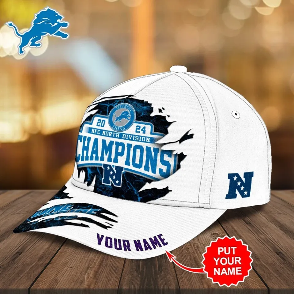 Personalized Detroit Lions Classic Cap