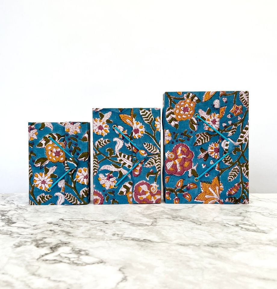 Fair Trade Block Print Journal, Notebook, Diary Eco-friendly and Handmade