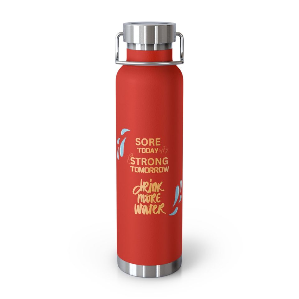 Drink Water Copper Vacuum Insulated Bottle