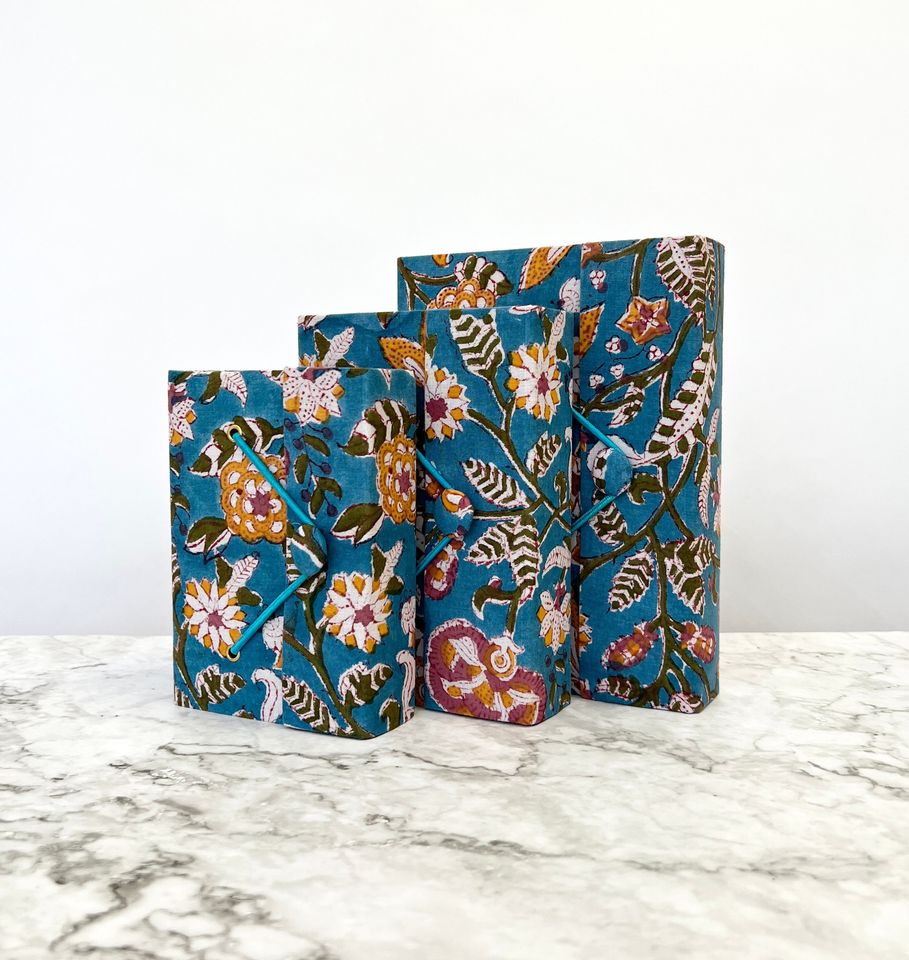 Fair Trade Block Print Journal, Notebook, Diary Eco-friendly and Handmade