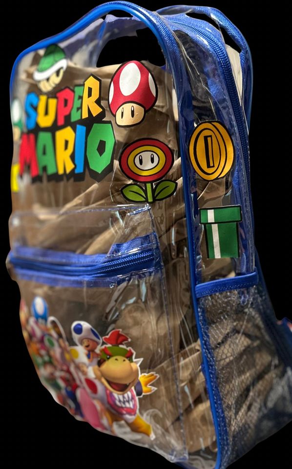 Supper Mario Clear Backpack