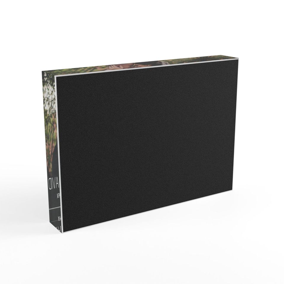 Personalized Acrylic Photo Block | Custom Memory Keepsake | Wedding, Anniversary & Home Decor Gift