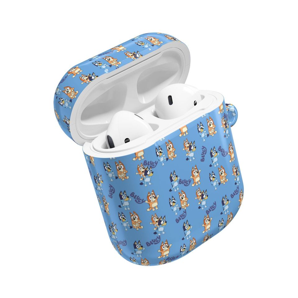 BlueyDad and Bingo Blue AOP Airpods Case Cover