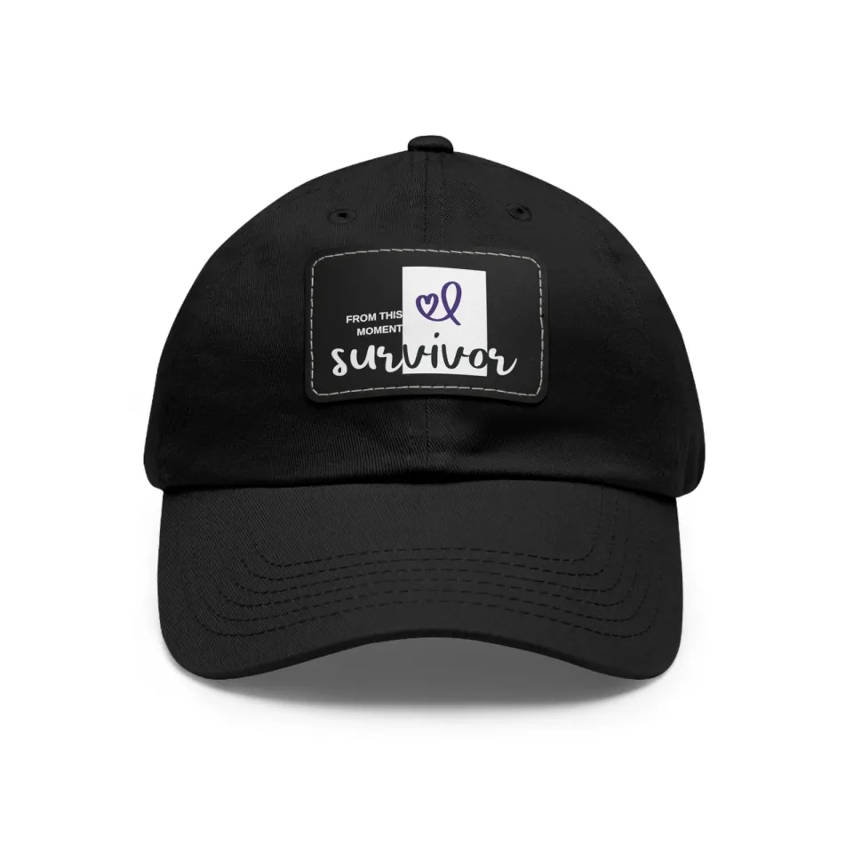 Dad Hat with Leather Patch