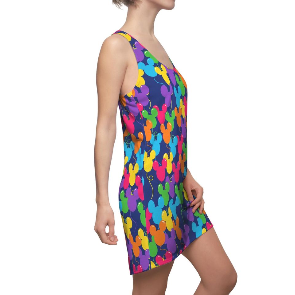 Mickey Ears Balloons - Women's Racerback Dress