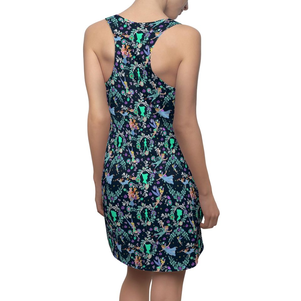 Garden Whimsy - Peter Pan - Women's Racerback Dress