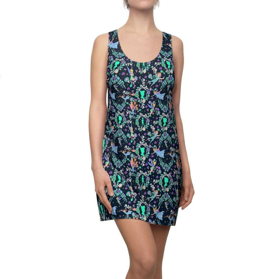 Garden Whimsy - Peter Pan - Women's Racerback Dress