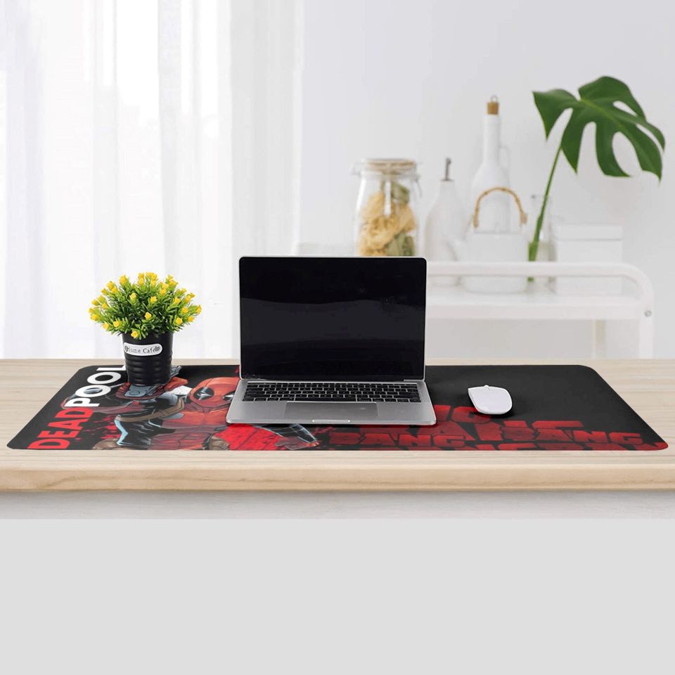 Deadpool Desk Mat Suitable for Gamers, Content Creators, and Others