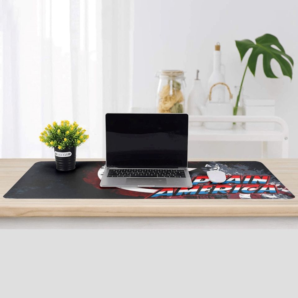 Captain America Desk Mat Suitable for Gamers, Content Creators, and Others