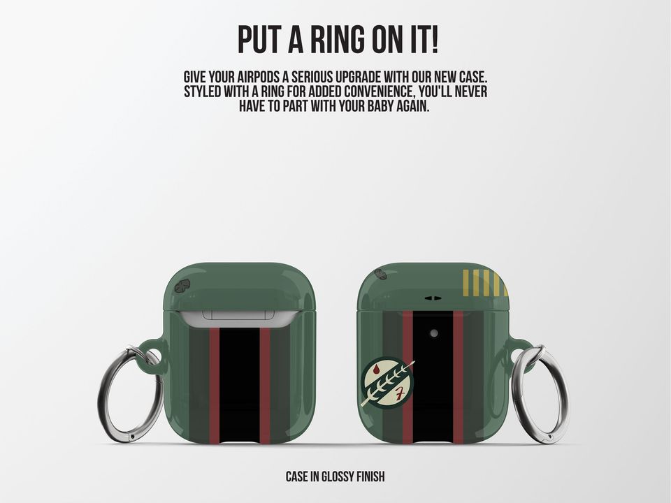 Boba Fett Stripes AirPods Case
