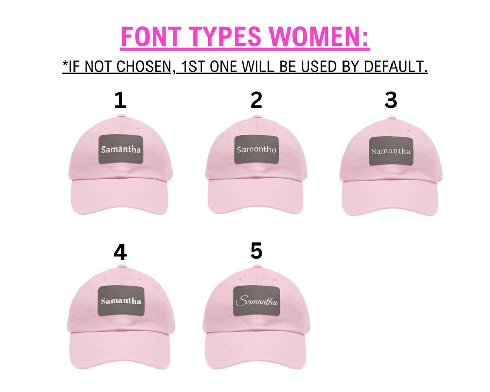 Caddie Cap, Dad Hat with Leather Patch - Dad Gift - Father's Day Gift