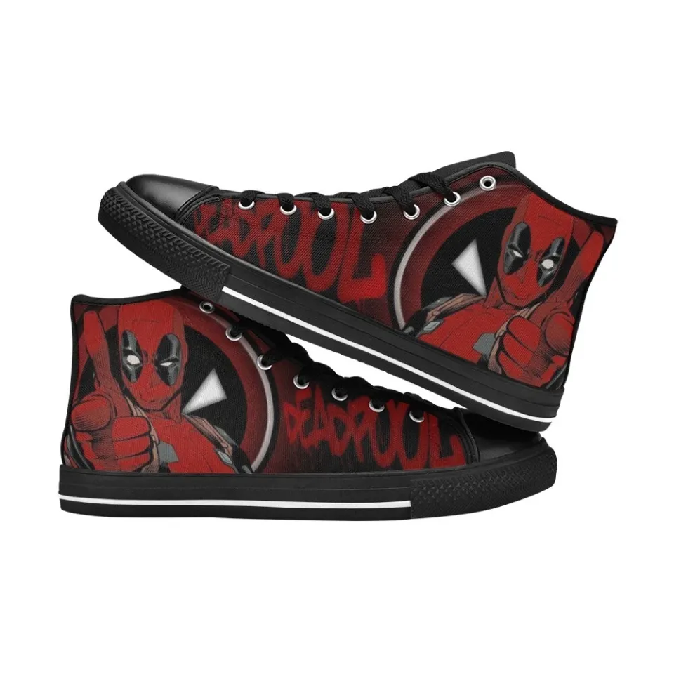 Deadpool High Top Sneakers