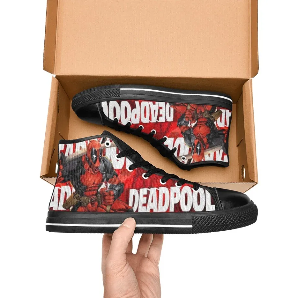 Deadpool High Top Sneakers