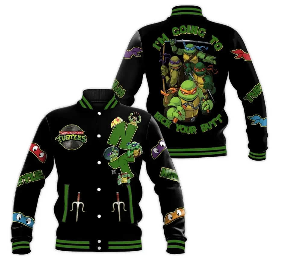 TMNT Baseball Jacket For Fan Unisex