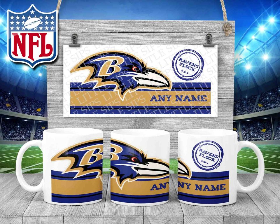 Baltimore Ravens - football Themed Personalised Mug
