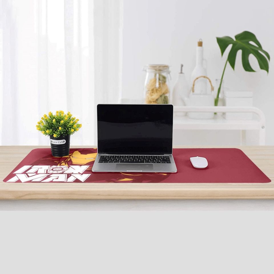 Iron Man Desk Mat Suitable for Gamers, Content Creators, and Others