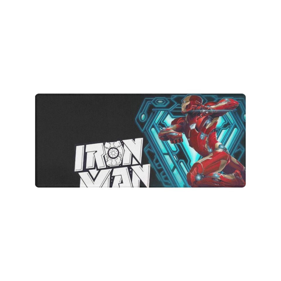 Iron Man Desk Mat Suitable for Gamers, Content Creators, and Others