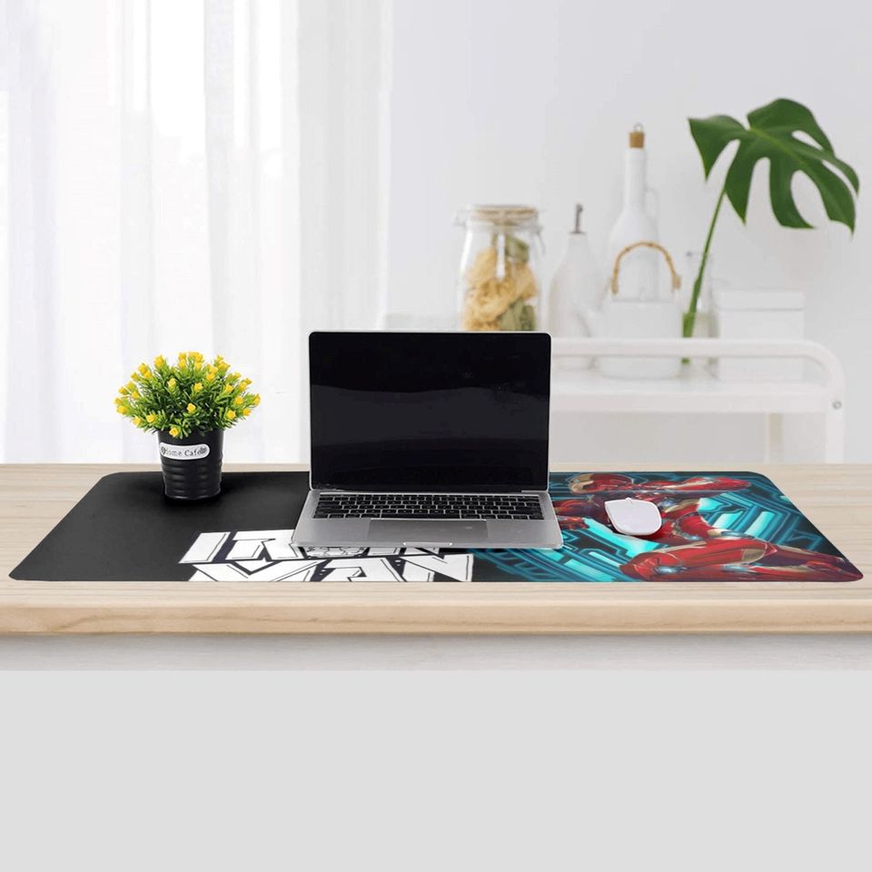Iron Man Desk Mat Suitable for Gamers, Content Creators, and Others